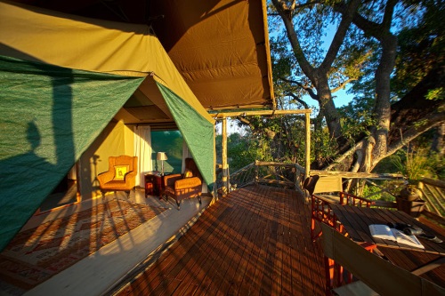 Pom Pom Camp terras tent